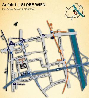 Globe Wien Anfahrtsplan